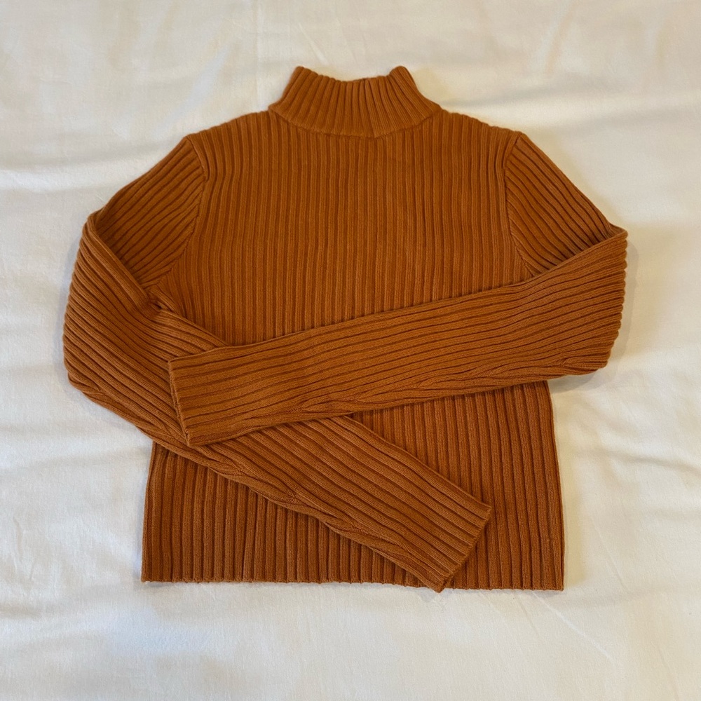 NWT Cropped Turtleneck Sweater